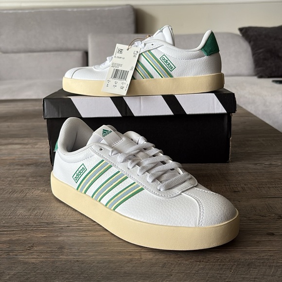 NWT Adidas Women's VL Court 3.0 Shoes - JQ7313 - Picture 12 of 14